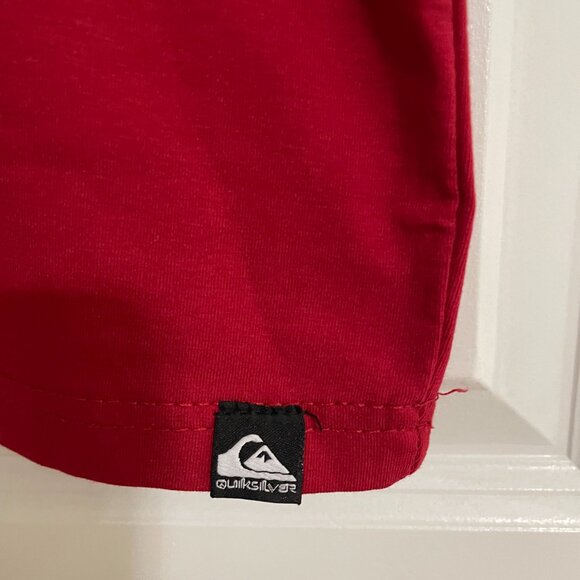 Quiksilver Everyday Pocket Red Women T-Shirt M - Picture 3 of 8